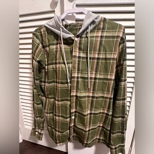 Hooded flannel